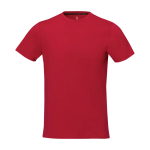 T-shirt à manches courtes pour homme en coton 160 g/m² Elevate Life couleur rouge deuxième vue frontale