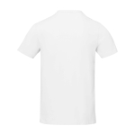 T-shirt à manches courtes pour homme en coton 160 g/m² Elevate Life couleur blanc deuxième vue arrière