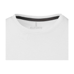 T-shirt à manches courtes pour homme en coton 160 g/m² Elevate Life couleur blanc vue détail 1