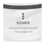 T-shirt à manches courtes pour homme en coton 160 g/m² Elevate Life couleur blanc vue détail 3