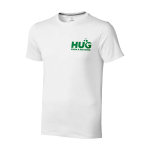 T-shirt à manches courtes pour homme en coton 160 g/m² Elevate Life couleur blanc