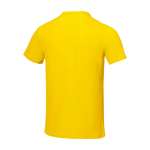 T-shirt à manches courtes pour homme en coton 160 g/m² Elevate Life couleur jaune troisième vue arrière