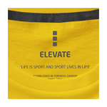 T-shirt à manches courtes pour homme en coton 160 g/m² Elevate Life couleur jaune vue détail 3