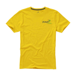 T-shirt à manches courtes pour homme en coton 160 g/m² Elevate Life couleur jaune