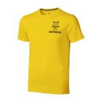 T-shirt à manches courtes pour homme en coton 160 g/m² Elevate Life couleur jaune