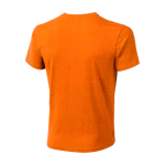 T-shirt à manches courtes pour homme en coton 160 g/m² Elevate Life couleur orange vue arrière