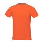 T-shirt à manches courtes pour homme en coton 160 g/m² Elevate Life couleur orange deuxième vue frontale