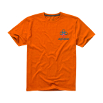 T-shirt à manches courtes pour homme en coton 160 g/m² Elevate Life couleur orange