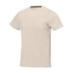 T-shirt à manches courtes pour homme en coton 160 g/m² Elevate Life couleur sable