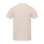 T-shirt à manches courtes pour homme en coton 160 g/m² Elevate Life couleur sable deuxième vue arrière