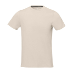 T-shirt à manches courtes pour homme en coton 160 g/m² Elevate Life couleur sable deuxième vue frontale