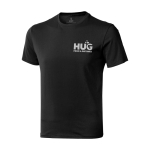 T-shirt à manches courtes pour homme en coton 160 g/m² Elevate Life couleur anthracite
