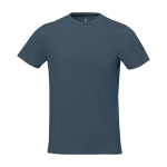 T-shirt à manches courtes pour homme en coton 160 g/m² Elevate Life couleur cyan deuxième vue frontale