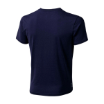 T-shirt à manches courtes pour homme en coton 160 g/m² Elevate Life couleur bleu marine vue arrière