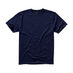 T-shirt à manches courtes pour homme en coton 160 g/m² Elevate Life couleur bleu marine