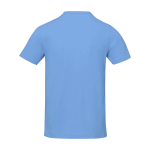T-shirt à manches courtes pour homme en coton 160 g/m² Elevate Life couleur bleu ciel deuxième vue arrière