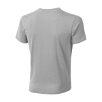 T-shirt à manches courtes pour homme en coton 160 g/m² Elevate Life couleur gris clair chiné vue arrière