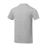 T-shirt à manches courtes pour homme en coton 160 g/m² Elevate Life couleur gris clair chiné troisième vue arrière