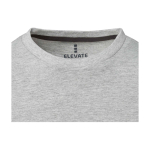 T-shirt à manches courtes pour homme en coton 160 g/m² Elevate Life couleur gris clair chiné vue détail 1