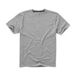 T-shirt à manches courtes pour homme en coton 160 g/m² Elevate Life couleur gris clair chiné