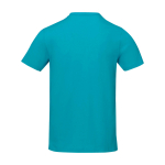 T-shirt à manches courtes pour homme en coton 160 g/m² Elevate Life couleur bleu pastel deuxième vue arrière