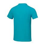 T-shirt à manches courtes pour homme en coton 160 g/m² Elevate Life couleur bleu pastel troisième vue arrière