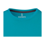 T-shirt à manches courtes pour homme en coton 160 g/m² Elevate Life couleur bleu pastel vue détail 1