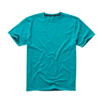 T-shirt à manches courtes pour homme en coton 160 g/m² Elevate Life couleur bleu pastel vue impression sérigraphique