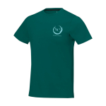 T-shirt à manches courtes pour homme en coton 160 g/m² Elevate Life couleur vert olive vue impression sérigraphique