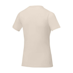 T-shirt à manches courtes pour femme en coton 160 g/m² Elevate Life couleur sable troisième vue arrière