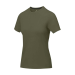 T-shirt à manches courtes pour femme en coton 160 g/m² Elevate Life couleur vert olive