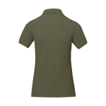 Polo pour femme en maille piquée 200 g/m² Elevate Life couleur vert olive deuxième vue arrière