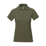 Polo pour femme en maille piquée 200 g/m² Elevate Life couleur vert olive deuxième vue frontale