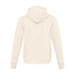 Sweat unisexe en maille avec capuche 300 g/m² Elevate Life couleur sable deuxième vue arrière
