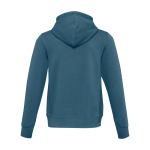 Sweat unisexe en maille avec capuche 300 g/m² Elevate Life couleur cyan deuxième vue arrière