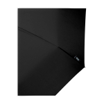 Parapluie manuel RPET 21” en polyester pongé avec poignée en bois Ø99 couleur noir vue détail 2