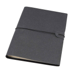 Carnet rechargeable avec couverture recyclée et 2 cahiers A5 couleur gris