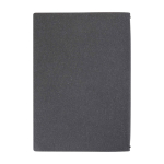 Carnet rechargeable avec couverture recyclée et 2 cahiers A5 couleur gris deuxième vue arrière