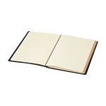 Carnet rechargeable avec couverture recyclée et 2 cahiers A5 couleur gris deuxième vue