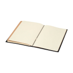 Carnet rechargeable avec couverture recyclée et 2 cahiers A5 couleur gris troisième vue
