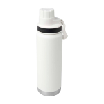 Gourde écologique à double paroi avec bouchon à vis anti-goutte 700 ml couleur blanc