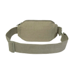 Sac bandoulière en matériau recyclé avec grande poche principale couleur vert deuxième vue arrière