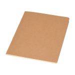 Carnet de type agenda en papier kraft avec reliure cousue A5 couleur naturel