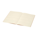 Carnet de type agenda en papier kraft avec reliure cousue A5 couleur naturel deuxième vue