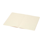 Carnet avec couverture en kraft et reliure cousue A5, pages à points couleur naturel deuxième vue