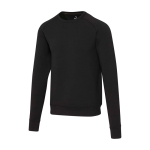 Pull unisexe à col rond en maille interlock 350 g/m² Elevate Life couleur noir