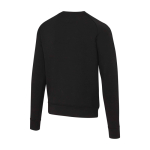 Pull unisexe à col rond en maille interlock 350 g/m² Elevate Life couleur noir troisième vue arrière