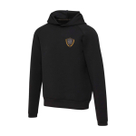 Sweat de sport unisexe avec élasticité intégrée 350 g/m² Elevate Life couleur noir vue impression sérigraphique