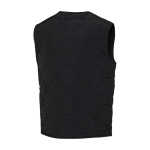 Gilet unisexe en nylon recyclé à effet texturé 110 g/m² Elevate NXT couleur noir troisième vue arrière