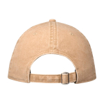 Casquette décontractée effet délavé en coton recyclé 245 g/m² couleur ivoire deuxième vue arrière